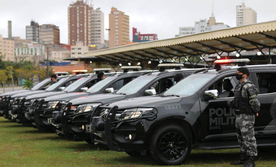 O Batalhão de Operações Especiais (BOPE), através da Rondas Ostensivas de Natureza Especial (RONE), apreendeu mais de 170 quilos de drogas, duas armas de fogo e 32 pessoas acabaram presas durante a Operação Narco Brasil entre os dias 21 e 30 de junho no Litoral e nos Campos Gerais do estado. - Curitiba, 01/07/2021 - Foto: PMPR/SESP-PR