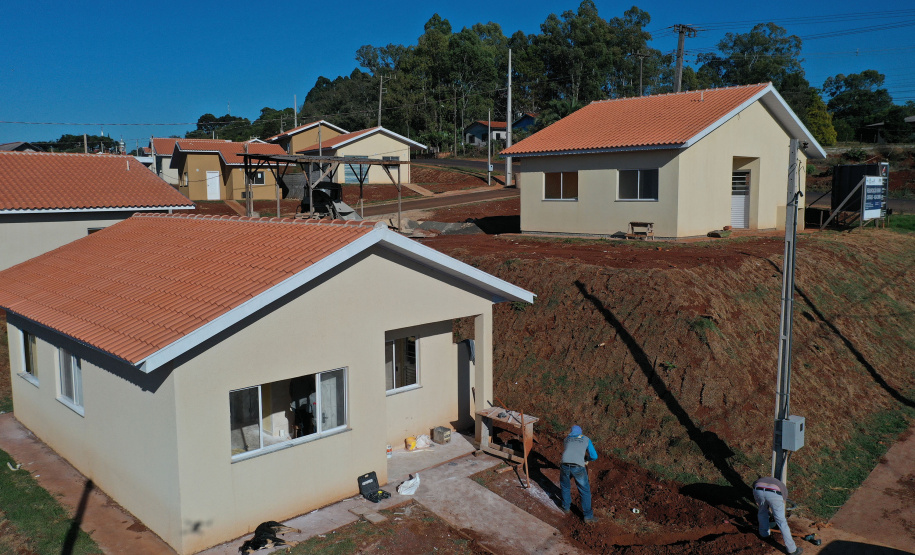 119 casas para famílias em vulnerabilidade serão concluídas em setembro em Cantagalo  -  Foto: Alessandro Vieira/AEN