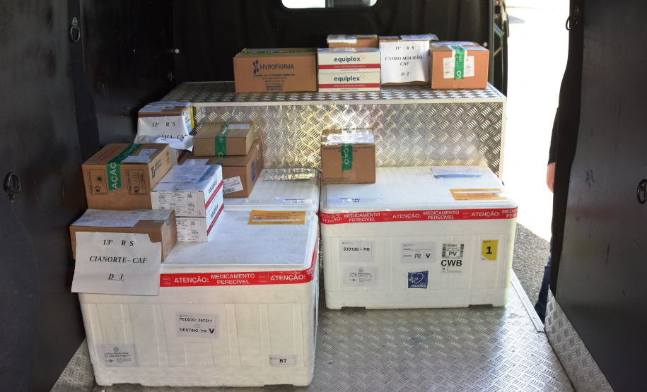 Entrega VacinasFoto: Americo Antonio/SESA