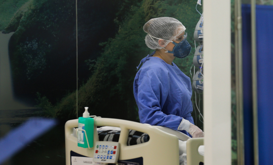 Uti Covid UTI do Centro de Reabilitação do Paraná que tem atendimento exclusivo para pacientes com Covid-19.Curitiba - 04/06/2020 - Foto: Geraldo Bubniak/AEN