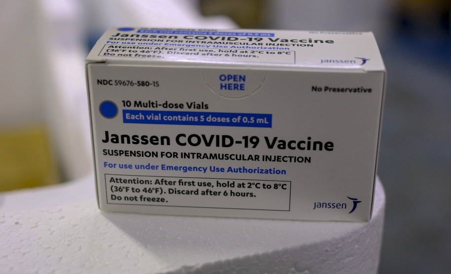 03.07.2021 - Chegada de vacina Janssen
Foto Gilson Abreu/AEN