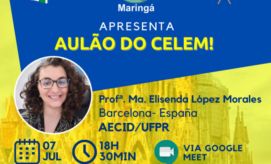 O NRE Maringá promove um aulão de Espanhol direto de Barcelona com a professora Elisenda López Morales, da Agência Espanhola de Cooperação para o Desenvolvimento Internacional.  -  Curitiba, 05/07/2021  -  Foto: SEED