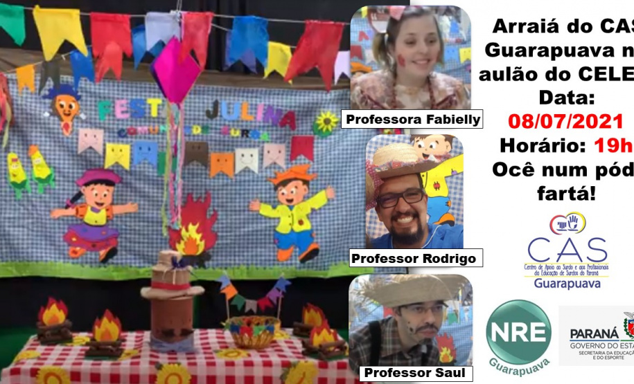 Na sexta (9), um de Libras (Língua Brasileira de Sinais), ambos organizados pelo NRE Guarapuava.   -  Curitiba, 05/07/2021  -  Foto: SEED