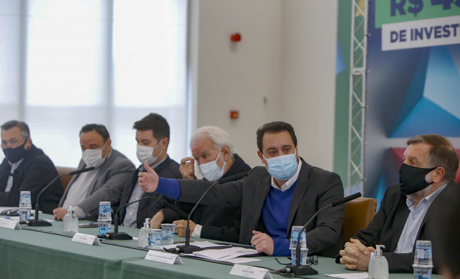 Governador  Carlos Massa Ratinho Junior assina liberação em investimentos em educação especial.
Foto Gilson Abreu/AEN