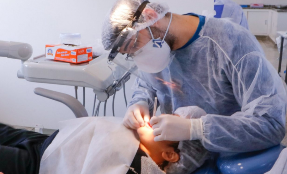 Curso de Odontologia retorna às atividades na UEPG e já soma mais de 3500 atendimentos. Foto: Jessica Natal/UEPG