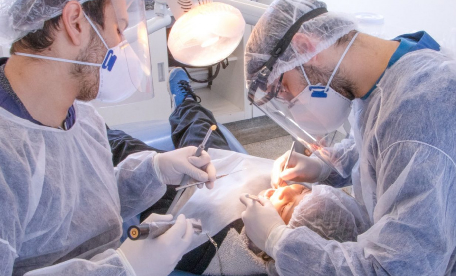 Curso de Odontologia retorna às atividades na UEPG e já soma mais de 3500 atendimentos. Foto: Jessica Natal/UEPG