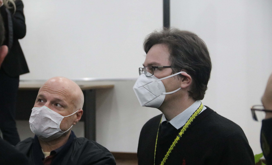 Integrantes do Ministério da Justiça fazem visita técnica na Polícia Científica do Paraná e discutem procedimentos sobre cadeia de custódia
Foto:SESP/PR