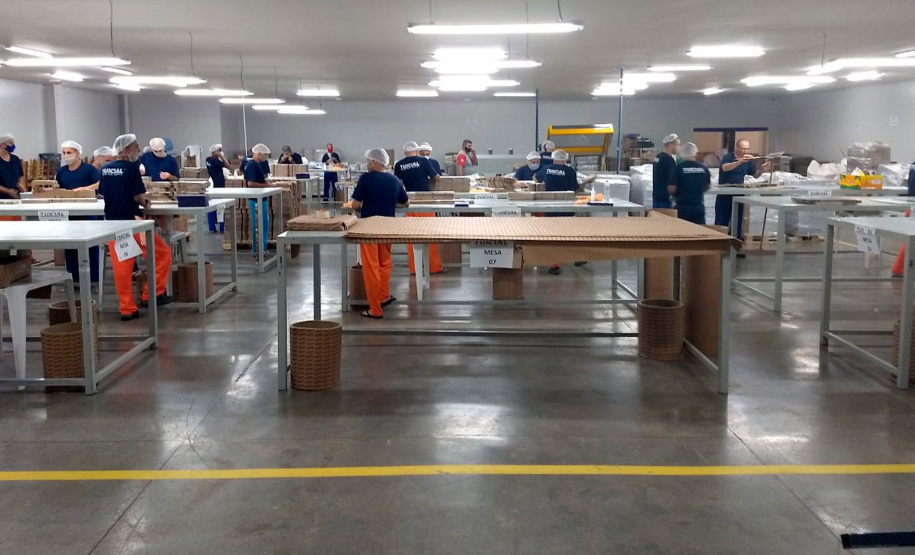 Paraná tem 7,3 mil presos trabalhando e é destaque nacional nesse segmento
Foto: SESP-PR