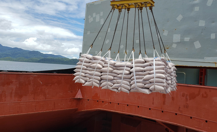 Com 29.081.691 toneladas de cargas movimentadas, os portos do Paraná alcançaram o melhor semestre da história. O volume de produtos importados e exportados entre janeiro e junho de 2021 é 3% maior que o registrado no mesmo período de 2020, quanto foram 28.177.335 toneladas. - Paranaguá, 08/07/2021 - Foto: Claudio Neves/Portos do Paraná