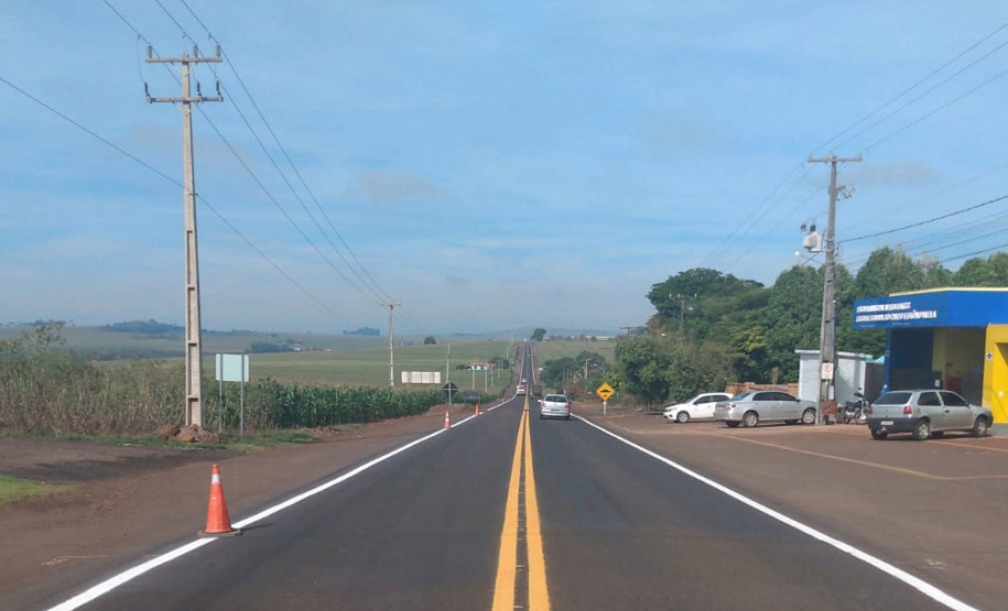 Serviços de conservação PR-495 Missal a Esquina Céu Azul - Curitiba, 08/07/2021 - Foto: DER