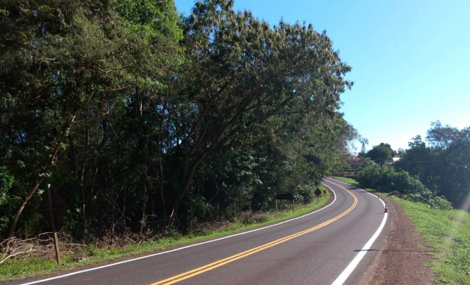 Serviços de conservação PR-495 Missal a Esquina Céu Azul - Curitiba, 08/07/2021 - Foto: DER