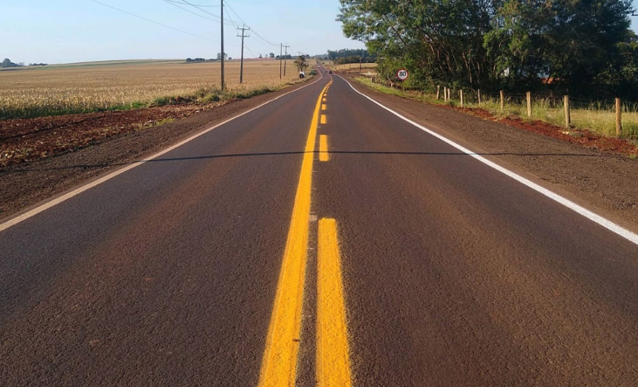 Serviços de conservação PR-495 Missal a Esquina Céu Azul - Curitiba, 08/07/2021 - Foto: DER