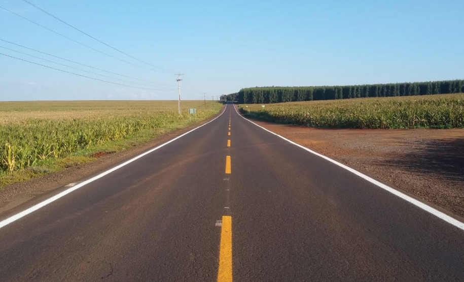 Serviços de conservação PR-495 Missal a Esquina Céu Azul - Curitiba, 08/07/2021 - Foto: DER