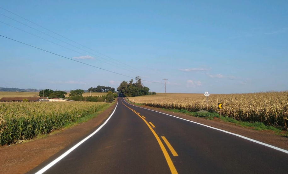 Serviços de conservação PR-495 Missal a Esquina Céu Azul - Curitiba, 08/07/2021 - Foto: DER