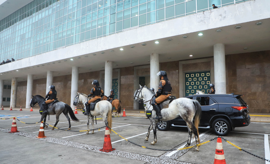 Governador Carlos Massa Ratinho Junior - Escola de Sargentos em Ponta Grossa - Curitiba, 09/07/2021 - Foto: José Fernando Ogura/AEN