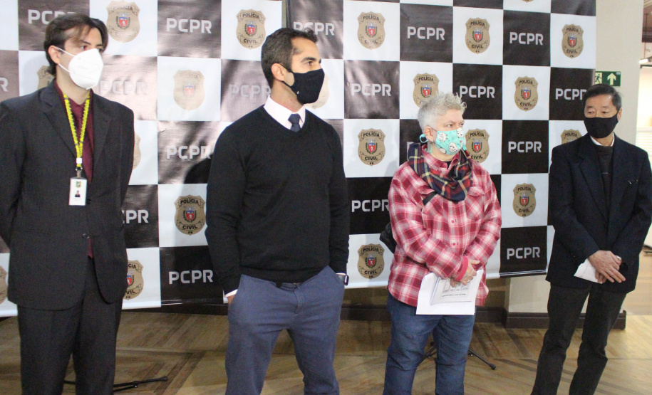 Uma força-tarefa envolvendo a Polícia Civil do Paraná (PCPR), a Agência Nacional do Petróleo, Gás Natural e Biocombustíveis (ANP), o Departamento Estadual de Proteção e Defesa do Consumidor (Procon), o Instituto de Pesos e Medidas (Ipem) e o Instituto de Criminalística da Polícia Científica, participou de uma ação nacional para fiscalizar 300 postos de combustíveis no Paraná. - Curitiba, 09/07/2021 - Foto: SESP-PR