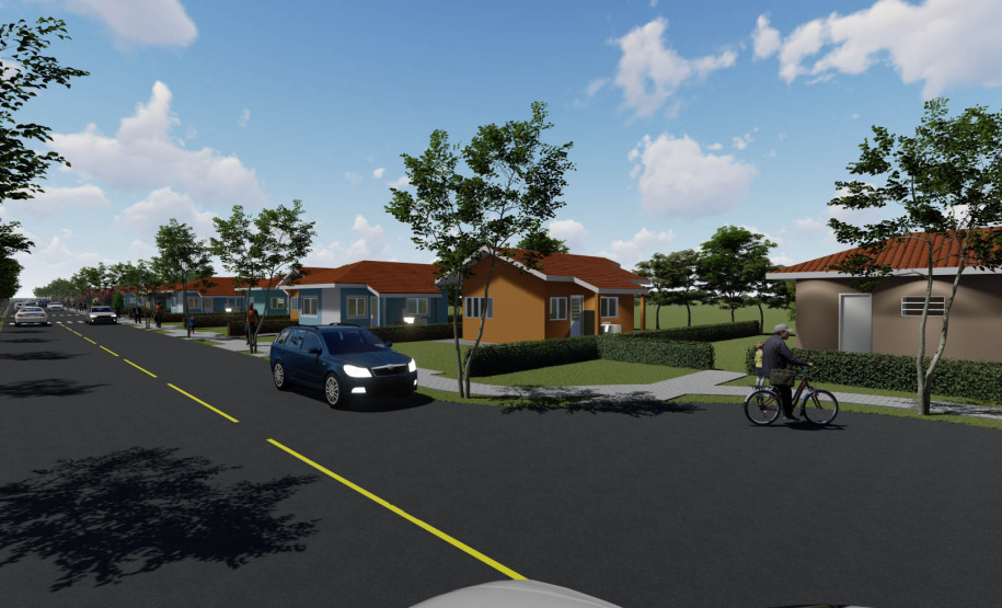 O Governo do Estado autorizou nesta semana o início da construção de 71 casas populares em Jardim Alegre, na região do Vale do Ivaí. As moradias serão financiadas pela Cohapar por meio do programa Casa Fácil Paraná para famílias com renda de um a seis salários mínimos. O empreendimento terá um prazo de execução de 18 meses deverá ser entregue até o fim de 2022. (Imagem: Cohapar)