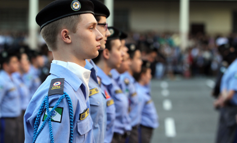 O Colégio da Polícia Militar de Curitiba (CPM) abriu as inscrições do processo classificatório para preencher 120 vagas para o 6º ano do Ensino Fundamental e 70 vagas para o 1º ano do Ensino Médio.  -  Curitiba, 09/07/2021  -  Foto: Soldado Guilherme Batalha