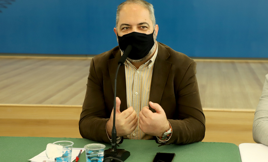 SEDEST - Reunião sobre gestão de resíduos sólidos  -  Curitiba, 12/07/2021  -  Foto: Ari Dias/AEN