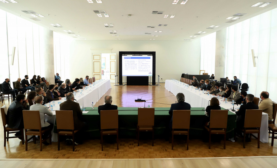 SEDEST - Reunião sobre gestão de resíduos sólidos  -  Curitiba, 12/07/2021  -  Foto: Ari Dias/AEN