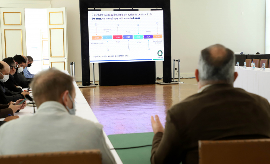 SEDEST - Reunião sobre gestão de resíduos sólidos  -  Curitiba, 12/07/2021  -  Foto: Ari Dias/AEN