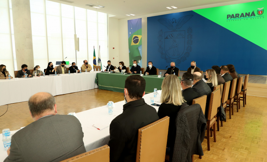 SEDEST - Reunião sobre gestão de resíduos sólidos  -  Curitiba, 12/07/2021  -  Foto: Ari Dias/AEN