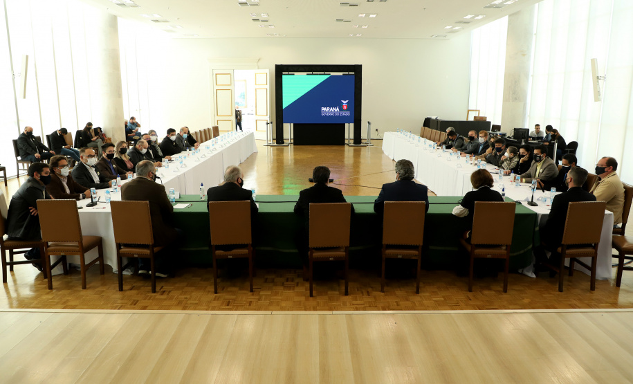 SEDEST - Reunião sobre gestão de resíduos sólidos  -  Curitiba, 12/07/2021  -  Foto: Ari Dias/AEN