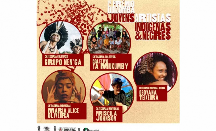 Divulgados os vencedores de prêmio que valoriza jovens artistas negros e indígenas

Foto: UEL