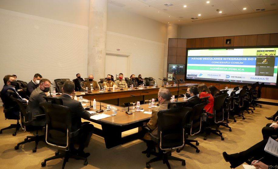 DETRAN - Audiência pública sobre a concessão dos pátios veiculares  -  Curitiba, 12/07/2021  -  Foto: Ari Dias/AEN
