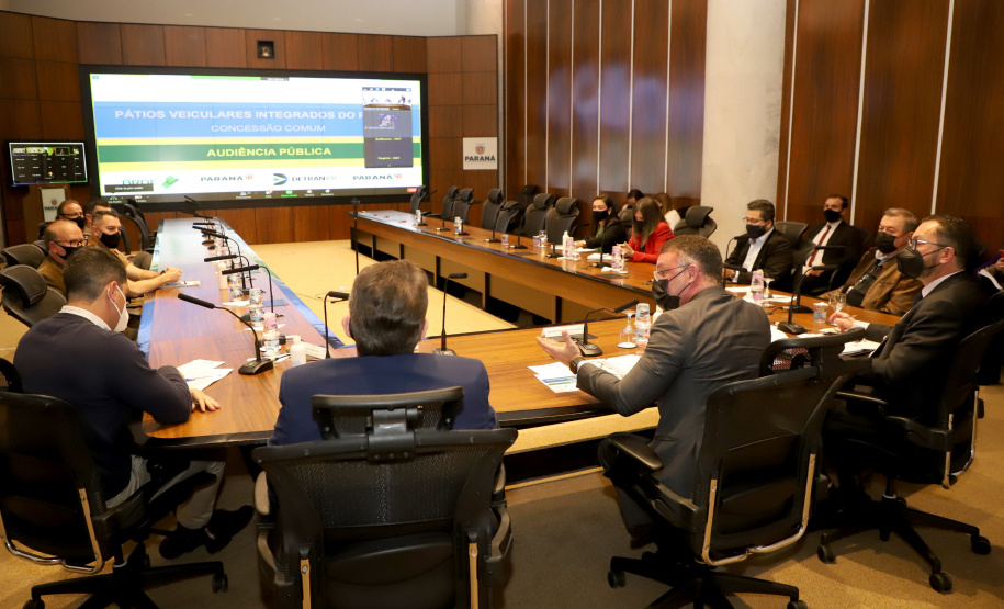 DETRAN - Audiência pública sobre a concessão dos pátios veiculares  -  Curitiba, 12/07/2021  -  Foto: Ari Dias/AEN