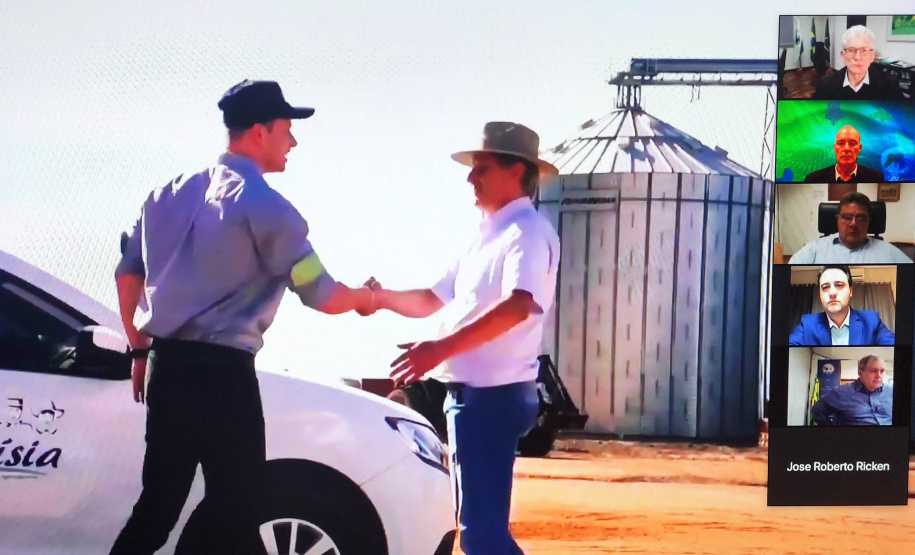 O governador Carlos Massa Ratinho Junior abriu, nesta segunda-feira (12), o Digital Agro 2021. O congresso, promovido pela Cooperativa Agroindustrial Frísia até 15 de julho, é considerado uma das principais feiras de tecnologia e inovação para o agronegócio do Brasil. - Curitiba, 12/07/2021 - Foto: Jonathan Campos/AEN