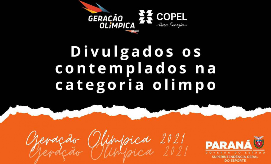 Geração Olímpica divulga os contemplados nas categorias Olimpo e Internacional  -  Foto: Paraná Esporte