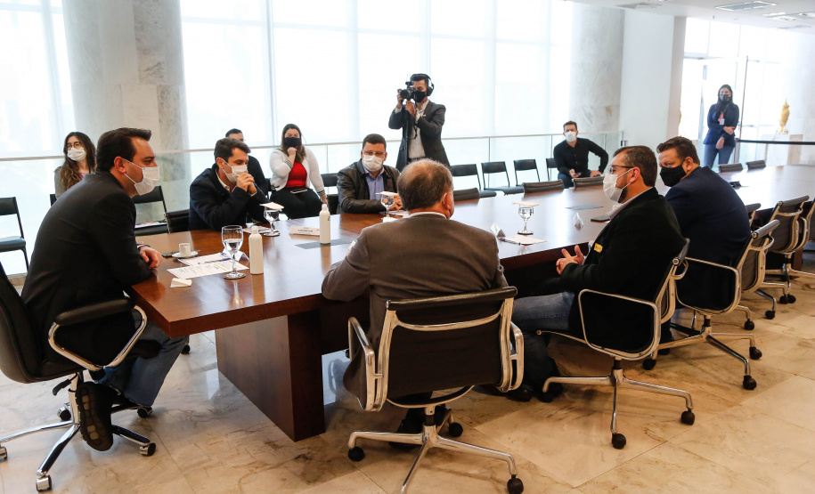 O governador Carlos Massa Ratinho Junior autorizou a liberação de R$ 1.704.800,00 para a compra de novos maquinários para São Jerônimo da Serra - Curitiba, 14/07/2021 - Foto: Jonathan Campos/AEN