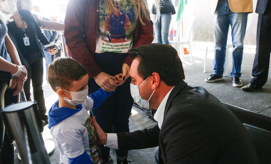 Nova interseção do Jardim Guarany, no km 104 da BR-277, em Campo Largo Foto: Jonathan Campos/AEN