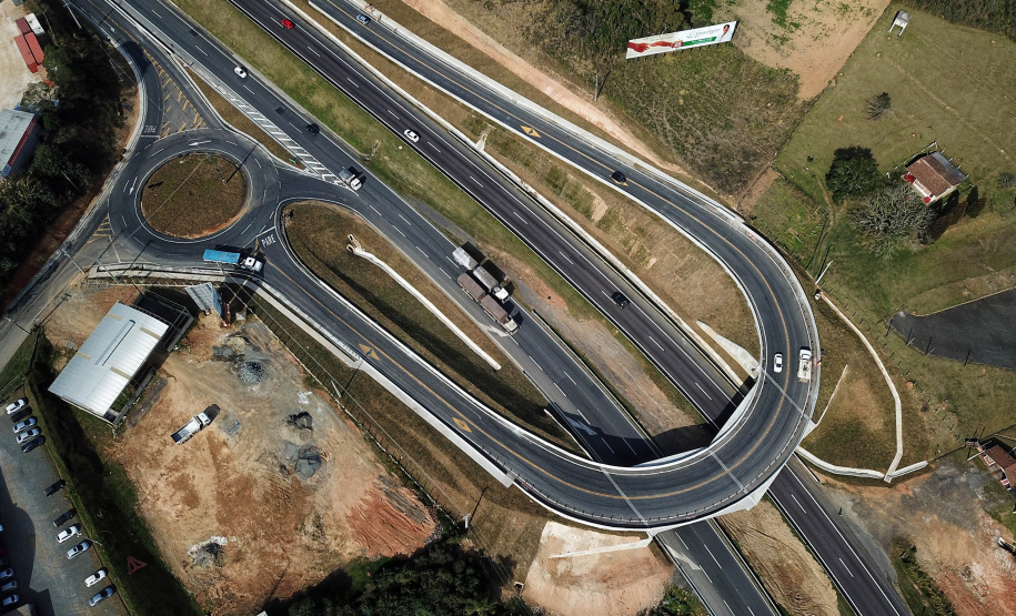 Novo viaduto melhora mobilidade na BR-277 e traz mais segurança a moradores de Campo Largo - Curitiba, 13/07/2021 - Foto: José Fernando Ogura/AEN