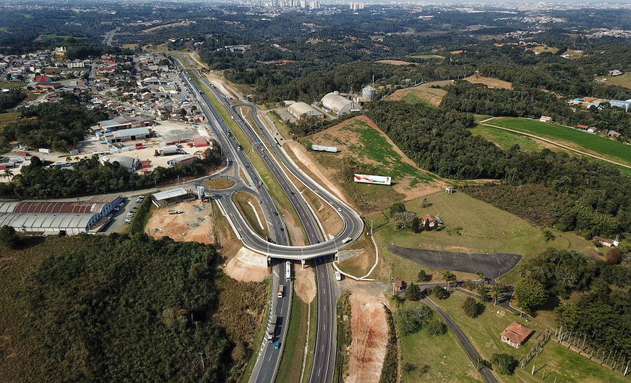 Novo viaduto melhora mobilidade na BR-277 e traz mais segurança a moradores de Campo Largo - Curitiba, 13/07/2021 - Foto: José Fernando Ogura/AEN