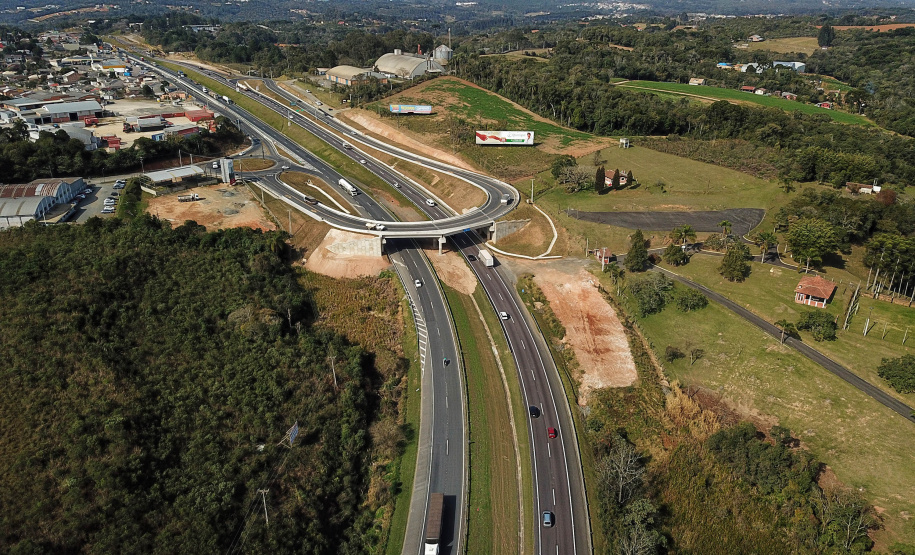 Novo viaduto melhora mobilidade na BR-277 e traz mais segurança a moradores de Campo Largo - Curitiba, 13/07/2021 - Foto: José Fernando Ogura/AEN