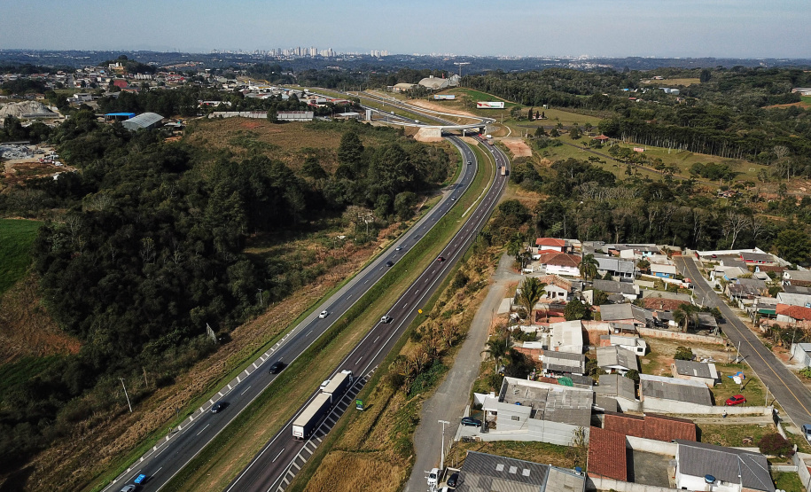Novo viaduto melhora mobilidade na BR-277 e traz mais segurança a moradores de Campo Largo - Curitiba, 13/07/2021 - Foto: José Fernando Ogura/AEN