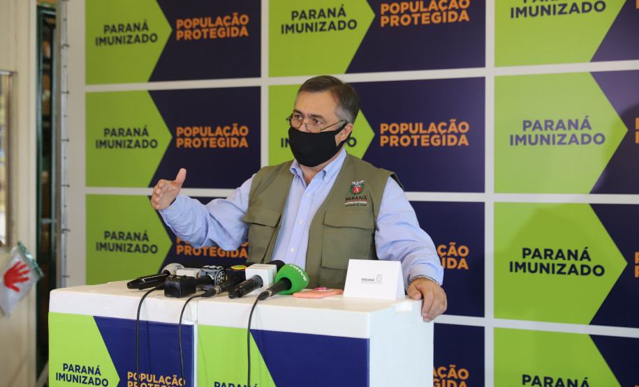 Coletiva Cemepar Com o avanço da vacinação, Paraná começa a criar escudo coletivo contra a Covid-19, diz Beto Preto
Foto: Geraldo Bubniak/AEN