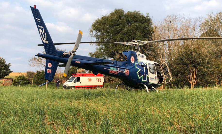 A Secretaria de Estado da Saúde (Sesa) atendeu a um pedido da Secretaria Municipal de Saúde de São Paulo e realizou uma videoconferência nesta quarta-feira (14) para apresentar a história e efetividade do serviço aeromédico no Paraná.  -  Foto: SESA