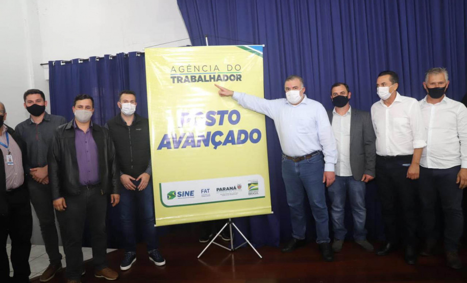 Secretário Ney Leprevost lança "Postos Avançados " das Agências do Trabalhador na região Sudoeste e prestigia formandos da "Carreta do Conhecimento" no Oeste - Curitiba, 15/07/2021 - Foto: SEJUF