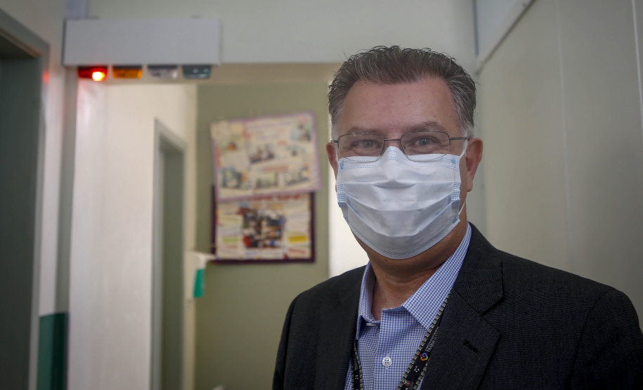 Geci Labres de Souza, diretor-geral do Hospital do Trabalhador  -  Curitiba, 15/07/2021  -  Foto: Gilson Abre/AEN