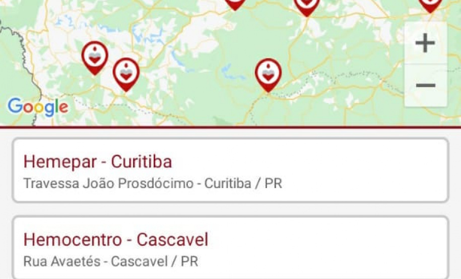 O Centro de Hematologia e Hemoterapia do Paraná (Hemepar) em parceria com o Instituto das Cidades Inteligentes (ICI), lançou uma nova versão do Hemogram, aplicativo colaborativo para celular que promove e incentiva a doação de sangue.  -  Curitiba, 15/07/2021  -   Foto: Hemepar/App Hemogram