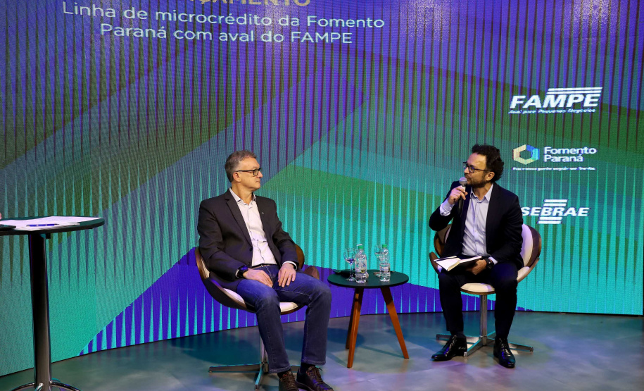 A Fomento Paraná formalizou uma parceria com o Sebrae para utilizar o Fundo de Aval às Micro e Pequenas Empresas (Fampe) como garantia nas operações de microcrédito contratadas pela instituição em todo o estado. A medida vai facilitar e ampliar o acesso ao crédito da instituição para micro e pequenos empreendedores.  -  Curitiba, 15/07/2021  -  Foto: Ari Dias/AEN