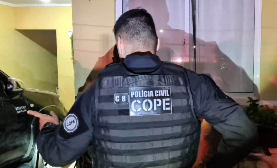 Polícia Civil do Paraná prende três pessoas por estupro de vulnerável em operação nacional contra crimes envolvendo crianças e adolescentes   
Foto: PCPR