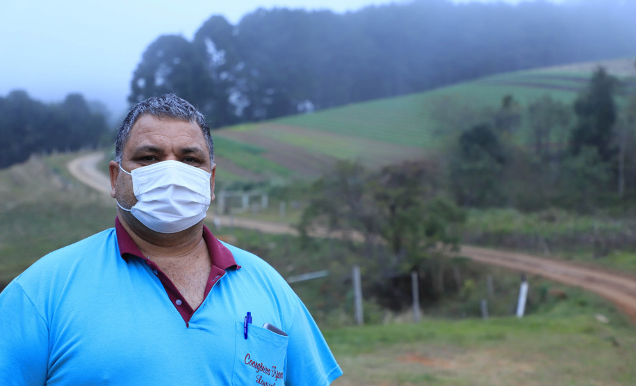 ORGÂNICOS - Tijucas do Sul - Produtor Lourival Pereira da Silva, presidente da Coorgânicos. - Tijucas do Sul, 25/06/2021 - foto: José Fernando Ogura/AEN