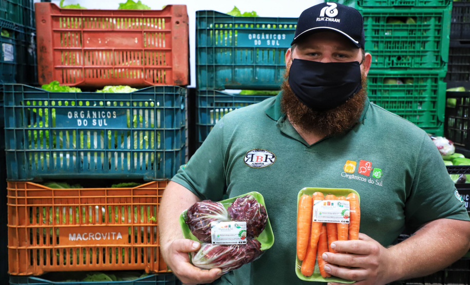 ORGÂNICOS DO SUL - Tijucas do Sul - Produtor Flavio Henrique Setim - 25/06/2021 - Foto: José Fernando Ogura/AEN