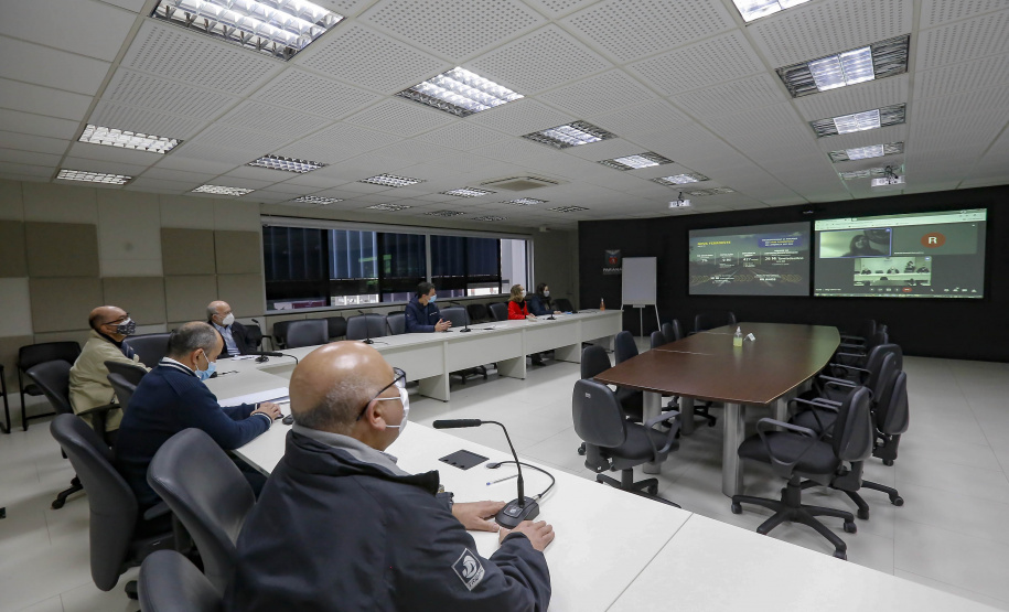 Reunião Ferroeste/ IPPUC/COMEC
Foto Gilson Abreu/AEN