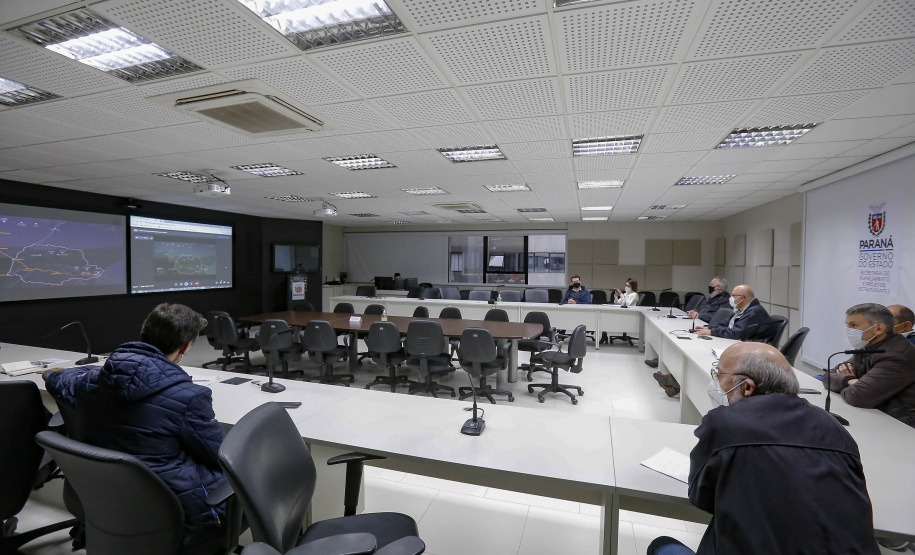 Reunião Ferroeste/ IPPUC/COMEC
Foto Gilson Abreu/AEN