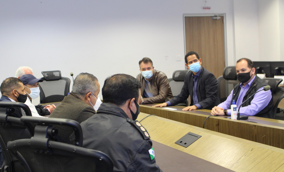 A Secretaria da Segurança Pública do Paraná e a Prefeitura de Guaratuba, litoral do paranaense, vão compartilhar informações gerais e de segurança, conforme o Termo de Cooperação Técnica da Secretaria da Segurança Pública do Paraná (SESP) assinado nesta sexta-feira (16/07) - Curitiba, 16/07/2021 - Foto: SESP